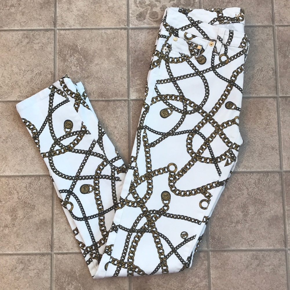 Michael Kors Nautical White Jeans Size 0
